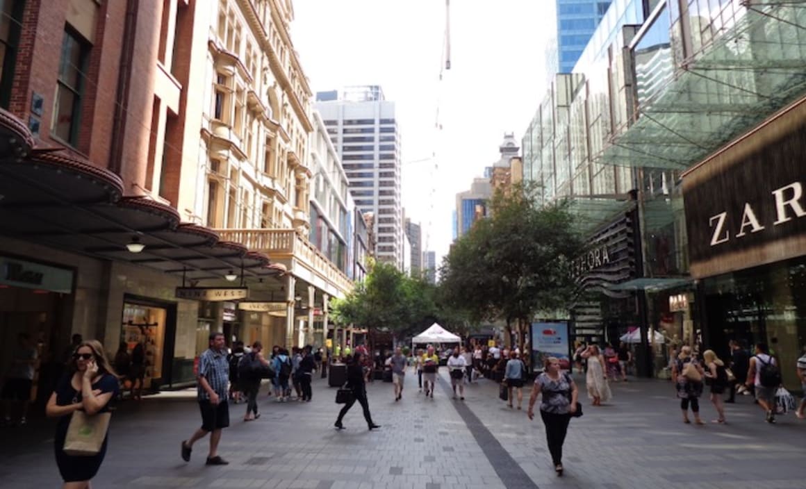 Sydney's Pitt Street Mall the seventh most expensive shop...